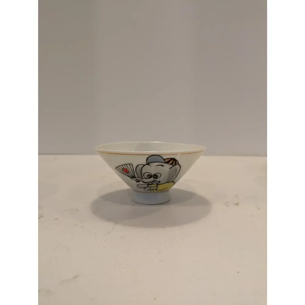 Chinese Rice Bowls Unique Characters Set Of 6. Like Anime Characters.